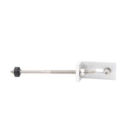 EPCOM POWERLINE - Soporte L para riel 7 con tornillo  M10*200 para techo de lamina