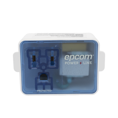 EPCOM POWERLINE - Supresor de Picos Portatil para Pared / 120 Vca / 1800 W / 540 Joules