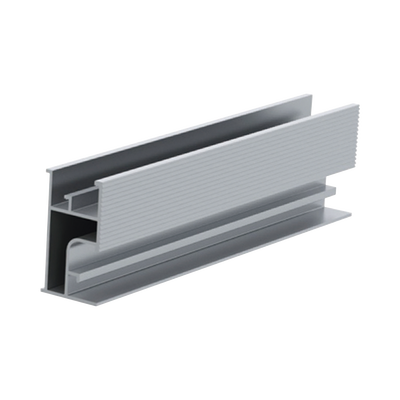 EPCOM POWERLINE - Riel 3 para montaje de módulos fotovoltaicos de aluminio anodizado de 4400mm.