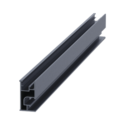 EPCOM POWERLINE - Riel 7 4200mm aluminio anodizado para montaje de módulos fotovoltaicos