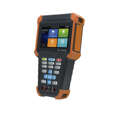 EPCOM - Tester de Video Profesional | Pantalla 4" Touch | Ideal para Cámaras IP/ HD (TVI, CVI, AHD y CVBS) | 4K | H.265/H.264 | PoE | WiFi | Cable Tester | Multímetro Digital | Todo en Uno para tu CCTV.