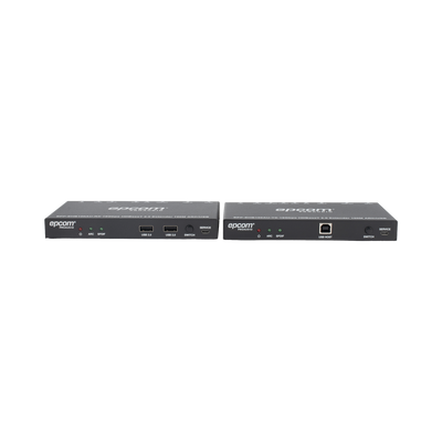 EPCOM PROAUDIO - Kit Extensor HDMI | 4K2K@60HZ | HDR 4:4:4 | HDBaseT | 100M | Salida de Audio | HDCP 2.2 | IR Bidireccional | Admite la función USB KVM
