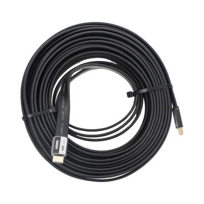 EPCOM PROAUDIO - Cable HDMI de 10 Metros (32.81 Pies) | Alta Definición | Versión 2.0 | Alta Velocidad 18Gbps | 4K@60Hz | Conectores Chapados en Oro | Tipo Plano