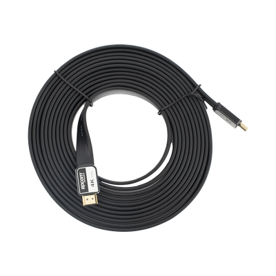 EPCOM PROAUDIO - Cable HDMI de 5 Metros (16.40 Pies) | Alta Definición | Versión 2.0 | Alta Velocidad 18Gbps | 4K@60Hz | Conectores Chapados en Oro | Tipo Plano