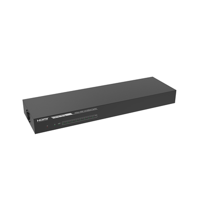 EPCOM PROAUDIO - Splitter mas Extensor de Video | 1x8 | ProAV | HDBaseT™ | 120m en 4K@60Hz | 150m en 1080p@60Hz | Cat6/6a/7 | Gestión Avanzada EDID | Control IR y RS232 | PoC | Salida de Audio