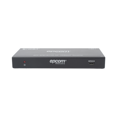 EPCOM PROAUDIO - Splitter mas Extensor de Video | 1x8 | ProAV | HDBaseT™ | 120m en 4K@60Hz | 150m en 1080p@60Hz | Cat6/6a/7 | Gestión Avanzada EDID | Control IR y RS232 | PoC | Salida de Audio