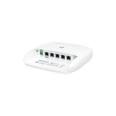 UBIQUITI - Router inteligente de control WISP con FiberProtect de 5 puertos Gigabit RJ45 más 1 puerto SFP Gigabit