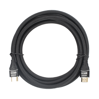 EPCOM PROAUDIO - Cable HDMI de 3 Metros (9.84 Pies) | Alta Definición | Longitud | Versión 2.0 | Alta Velocidad 18Gbps | 4K@60Hz | Conectores Chapados en Oro | Tipo Redondo