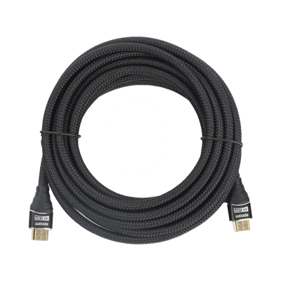 EPCOM PROAUDIO - Cable HDMI de 5 Metros (16.40 Pies) | Alta Definición | Longitud | Versión 2.0 | Alta Velocidad 18Gbps | 4K@60Hz | Conectores Chapados en Oro | Tipo Redondo