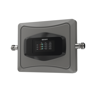 EPCOM - Kit Amplificador de Señal Celular 4G / Mejora las llamadas convencionales y VoLTE / Soporta los datos de las tecnologías 2G, 3G y 4G de TELCEL, AT&T y MOVISTAR / Cubre hasta 600 m2.