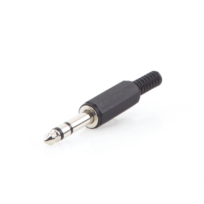 EPCOM PROAUDIO - Conector macho de 6,3 mm con funda de plastico (estereo)