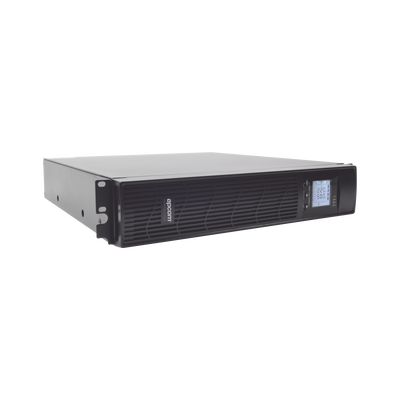 EPCOM POWERLINE - UPS de 1000VA/900W / Topología On-Line Doble Conversión / Entrada y Salida de 120 Vca / Clavija de Entrada NEMA 5-15P / Pantalla LCD Configurable /Formato Rack/Torre