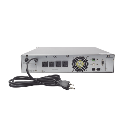EPCOM POWERLINE - UPS de 1000VA/900W / Topología On-Line Doble Conversión / Entrada y Salida de 120 Vca / Clavija de Entrada NEMA 5-15P / Pantalla LCD Configurable /Formato Rack/Torre