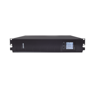 EPCOM POWERLINE - UPS de 1000VA/900W / Topología On-Line Doble Conversión / Entrada y Salida de 120 Vca / Clavija de Entrada NEMA 5-15P / Pantalla LCD Configurable /Formato Rack/Torre