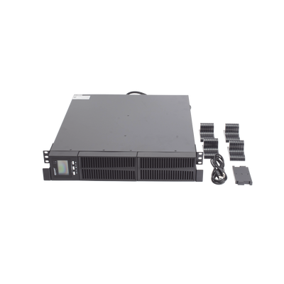 EPCOM POWERLINE - UPS de 2000VA/1800W / Topología On-Line Doble Conversión / Entrada y Salida de 120 Vca / Clavija de Entrada NEMA 5-20P / Pantalla LCD Configurable / Formato Rack/Torre