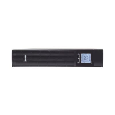 EPCOM POWERLINE - UPS de 2000VA/1800W / Topología On-Line Doble Conversión / Entrada y Salida de 120 Vca / Clavija de Entrada NEMA 5-20P / Pantalla LCD Configurable / Formato Rack/Torre