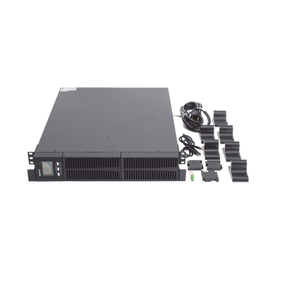 EPCOM POWERLINE - UPS de 3000VA/2700W / Topología On-Line Doble Conversión con Baterías Internas / Entrada y Salida de 120 Vca / Clavija de Entrada NEMA L5-30P / Pantalla LCD Configurable / Formato Rack/Torre