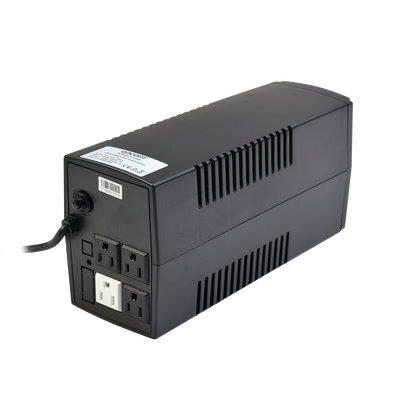 EPCOM POWERLINE - UPS de 500VA/300W / Regulador de Voltaje AVR / Batería de 7 Ah / 4 Tomas NEMA 5-15R / Display de LED