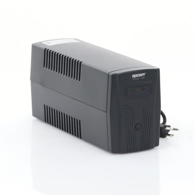 EPCOM POWERLINE - UPS de 600VA/360W / Topología Línea Interactiva / Entrada y Salida 120 Vca / Clavija NEMA 5-15P / 4 Tomas NEMA 5-15R/ Sin Protector RJ11 ni RJ45
