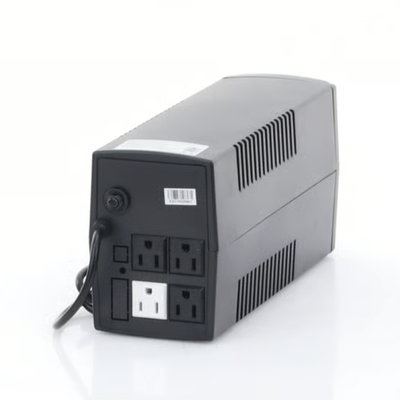 EPCOM POWERLINE - UPS de 600VA/360W / Topología Línea Interactiva / Entrada y Salida 120 Vca / Clavija NEMA 5-15P / 4 Tomas NEMA 5-15R