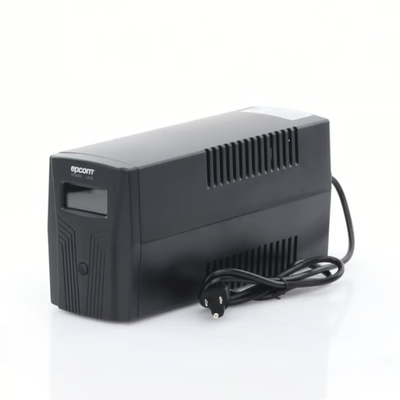 EPCOM POWERLINE - UPS de 850VA/510W / Topología Línea Interactiva / Entrada y Salida 120 Vca / Clavija NEMA 5-15P / 6 Tomas NEMA 5-15R / Sin RJ11 ni RJ45