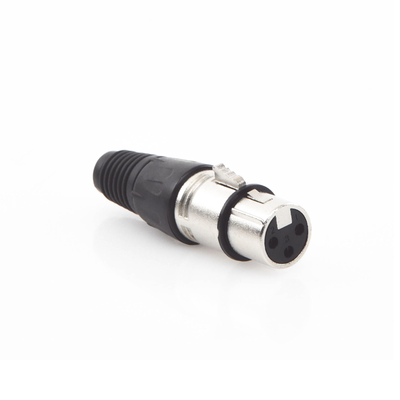 EPCOM PROAUDIO - Conector XLR 3 Pines Hembra | Ideal para Conexiones de Micrófonos y Mezcladoras | Equipo de Audio Profesional