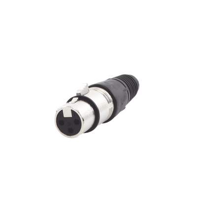 EPCOM PROAUDIO - Conector XLR 3 Pines Hembra | Ideal para Conexiones de Micrófonos y Mezcladoras | Equipo de Audio Profesional
