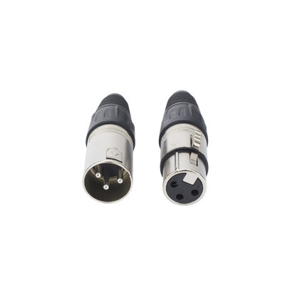 EPCOM PROAUDIO - Kit Conector XLR Hembra + XLR Macho | Ideal para Conexiones de Micrófonos, Mezcladoras | Equipo de Audio Profesional