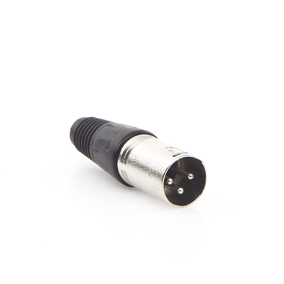 EPCOM PROAUDIO - Conector XLR 3 Pines Macho | Ideal para Conexiones de Micrófonos, Mezcladoras | Equipo de Audio Profesional