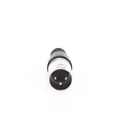 EPCOM PROAUDIO - Conector XLR 3 Pines Macho | Ideal para Conexiones de Micrófonos, Mezcladoras | Equipo de Audio Profesional