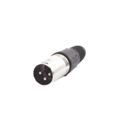 EPCOM PROAUDIO - Conector XLR 3 Pines Macho | Ideal para Conexiones de Micrófonos, Mezcladoras | Equipo de Audio Profesional
