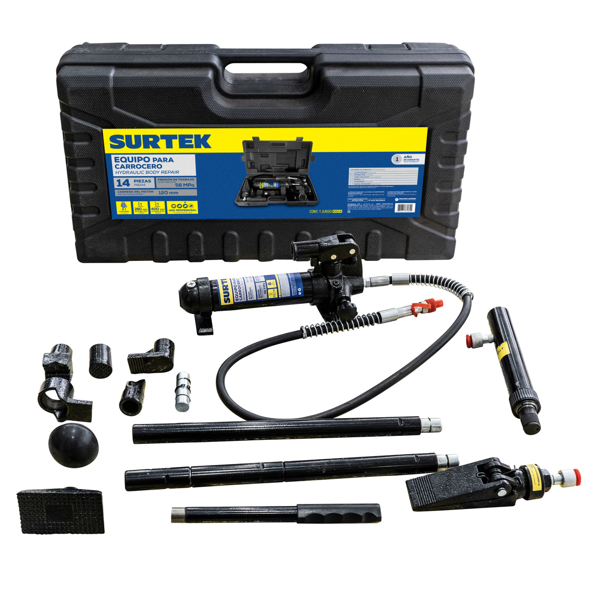 Surtek - Equip hidrau p/carroc 10t 14pz