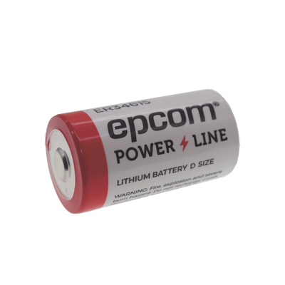 EPCOM POWERLINE - Bateria de 3.6V a 19Ah Li-SOCI2 Tamaño D ( Batería no recargable )