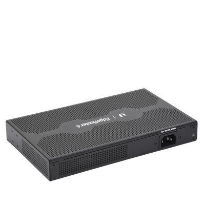 UBIQUITI - EdgeRouter 4, con 3 puertos 10/100/1000 Mbps + 1 puerto SFP, con funciones avanzadas de ruteo