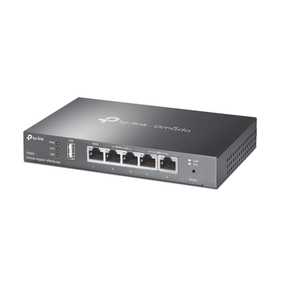 TP-LINK - Router Omada VPN / SDN Multi-WAN Gigabit / 1 Puerto WAN Gigabit / 2 Puertos LAN Gigabit / 2 Puertos configurables LAN/WAN / 150,000 Sesiones Concurrentes / Administración Centralizada OMADA o Stand-Alone / 1 Puerto USB 2.0