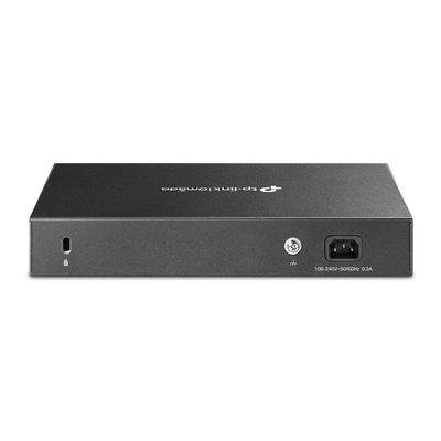 TP-LINK - Router Omada VPN / SDN Multi-WAN Gigabit / 1 Puerto WAN SFP Gigabit / 1 Puerto WAN RJ45 Gigabit / 2 Puertos LAN RJ45 Gigabit / 2 Puertos Configurables LAN/WAN / 150,000 Sesiones Concurrentes / Administración Centralizada Omada o Stand-Alone