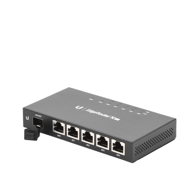 UBIQUITI - EdgeRouter X SFP de 5 puertos Gigabit + 1 puerto SFP con funciones avanzadas de ruteo