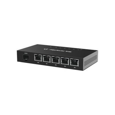 UBIQUITI - EdgeRouter X SFP de 5 puertos Gigabit + 1 puerto SFP con funciones avanzadas de ruteo