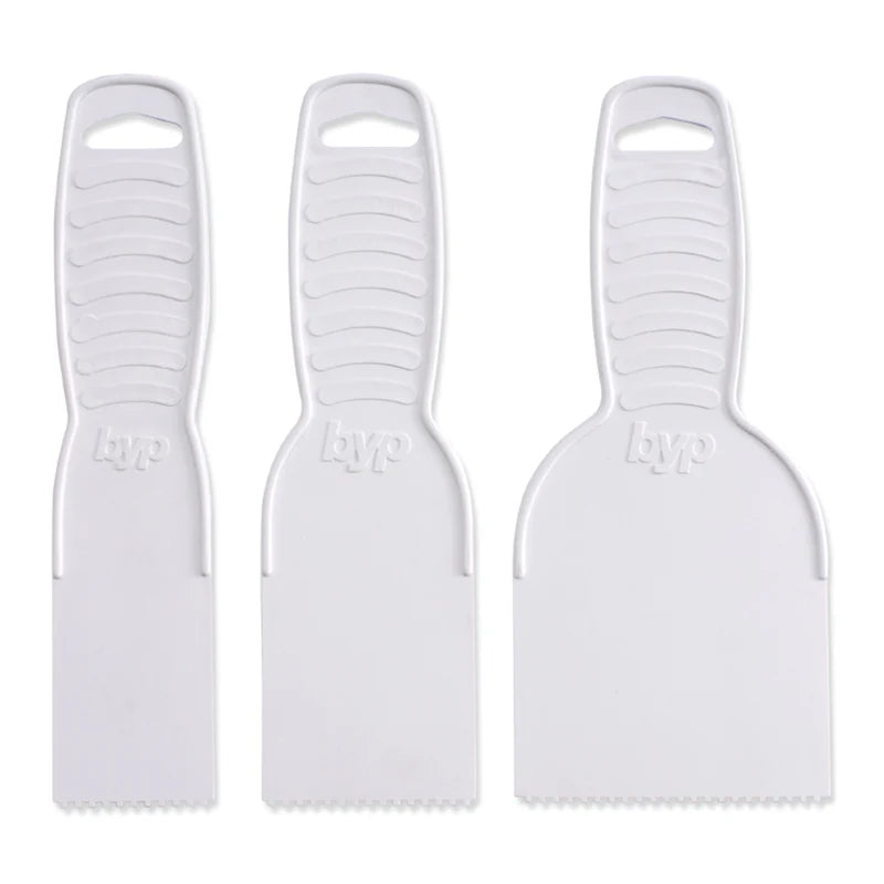 Espátulas plásticas (Paquete con 3 piezas) Plana