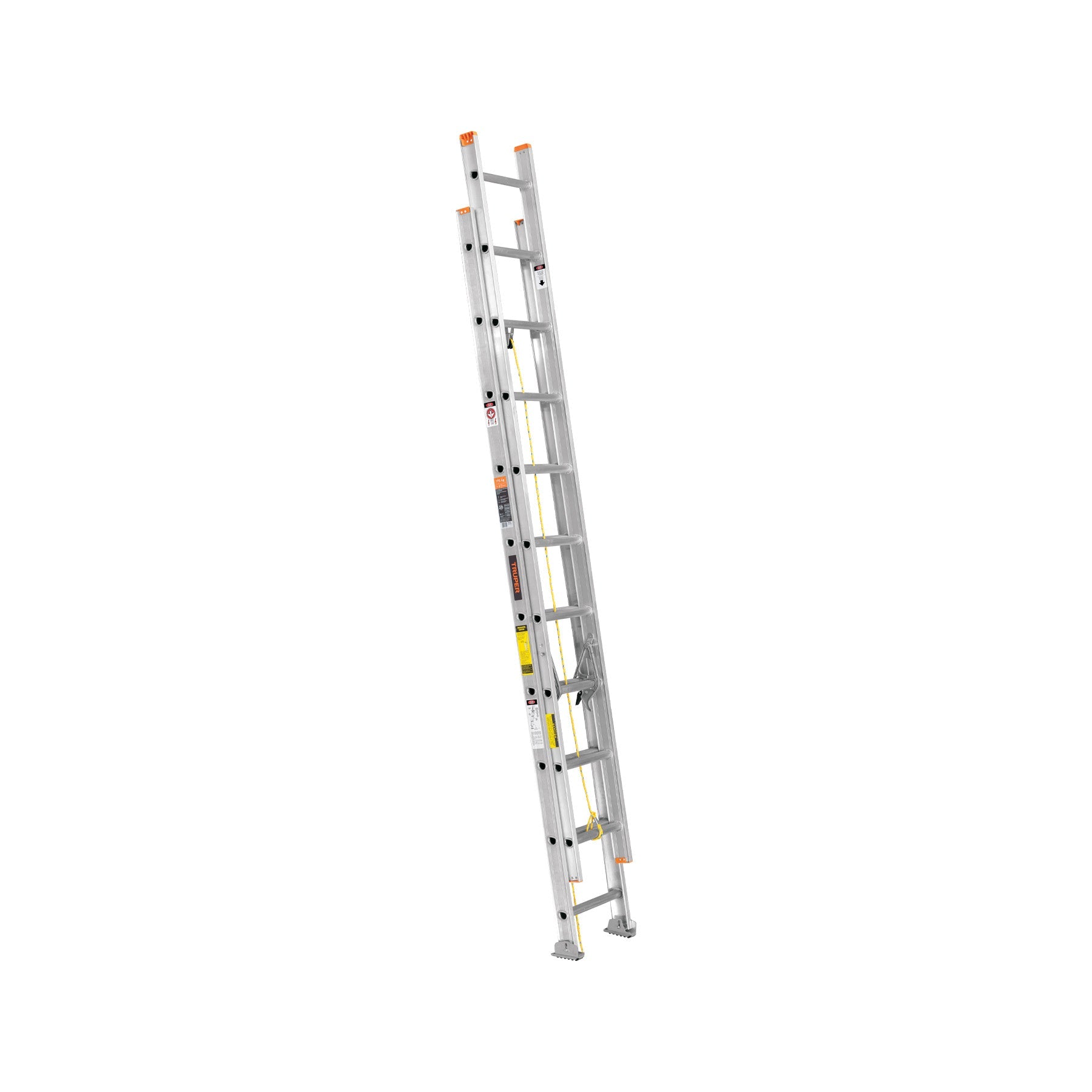 Escalera de extension, tipo II, 20 peldaños, Truper