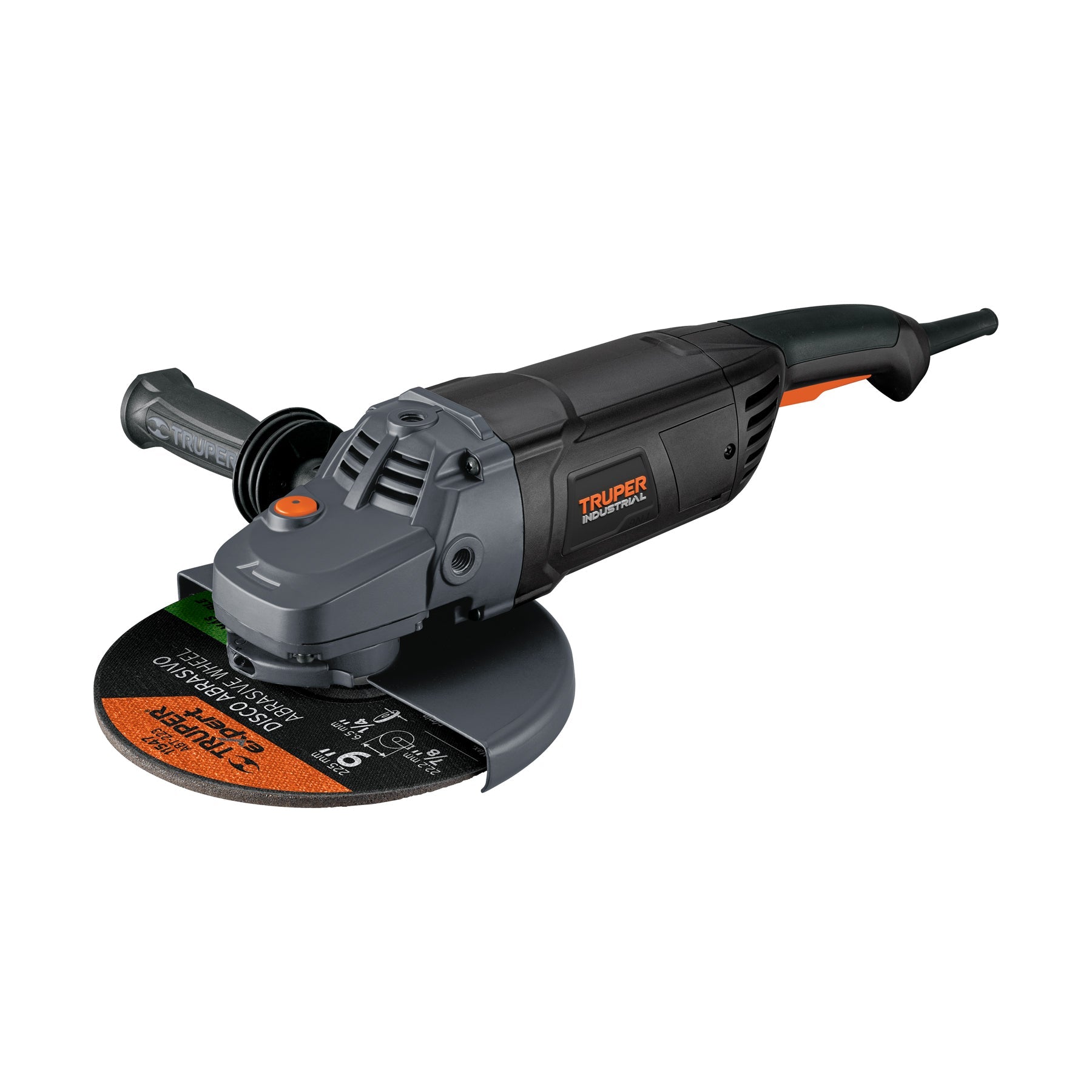 Esmeriladora angular 9', 2450W, TRUPER INDUSTRIAL