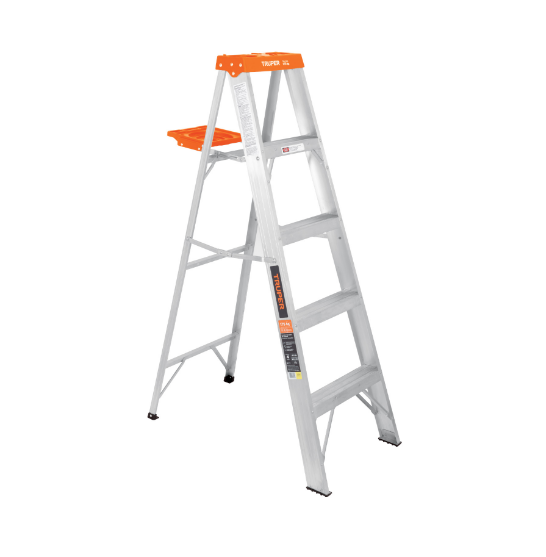 Escalera de tijera tipo ll 4 peldaños y bandeja, Truper