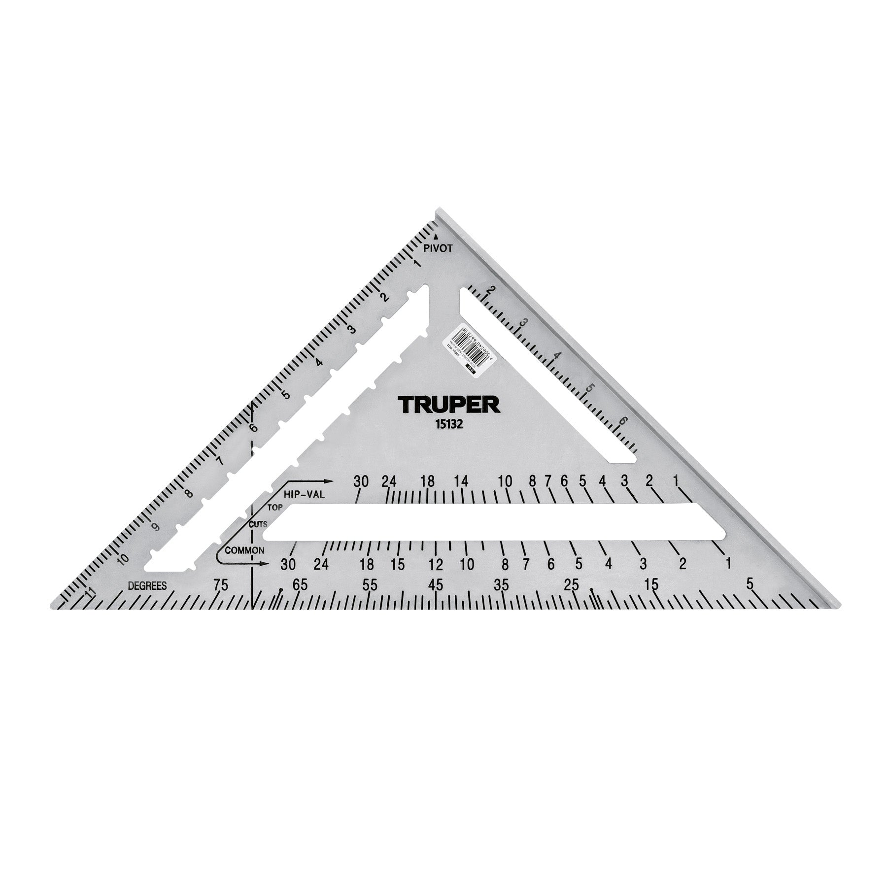 Escuadra 12' de aluminio para muros de yeso, Truper