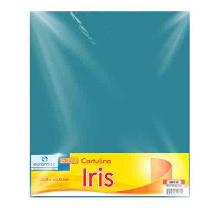 EUROMAC - CARTULINA EUROMAC IRIS AZUL TURQ 50X65CM C/10