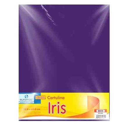 EUROMAC - CARTULINA EUROMAC IRIS MORADO 50X65CM C/10