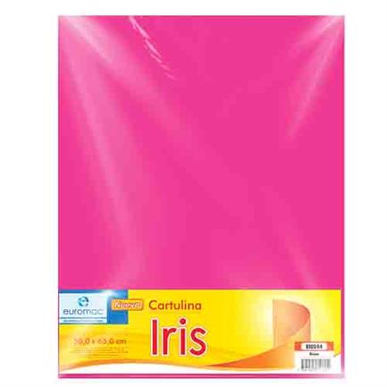 EUROMAC - CARTULINA EUROMAC IRIS ROSA 50X65CM C/10