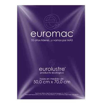 EUROMAC - Papel Lustre Euromac 50x70" Morado 25 Hojas