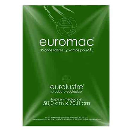 EUROMAC - Papel Lustre Euromac 50x70" Verde Bandera 25 Hojas
