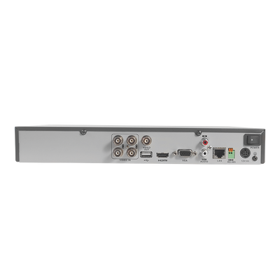 EPCOM - DVR 2 Megapixel / 4 Canales TURBOHD + 1 Canal IP / 1 Bahía de Disco Duro / H.264+ / 1 Canal de Audio / Vídeoanálisis