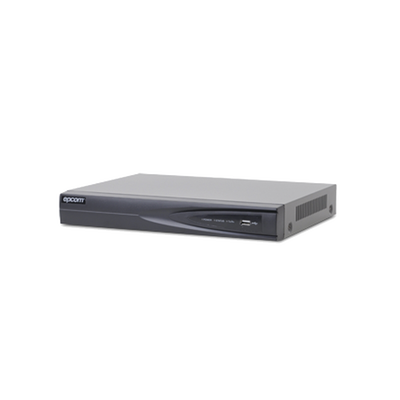 EPCOM - DVR 2 Megapixel / 4 Canales TURBOHD + 1 Canal IP / 1 Bahía de Disco Duro / H.264+ / 1 Canal de Audio / Vídeoanálisis